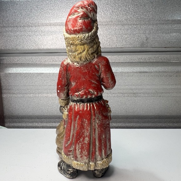Blow Mold Vintage S.D.I. 1977 Plastic Santa Christmas Ornament Hong Kong - Picture 3 of 3